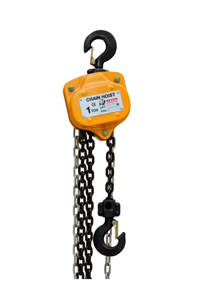 Bison Hand Chain Hoist - Economy Black Chain