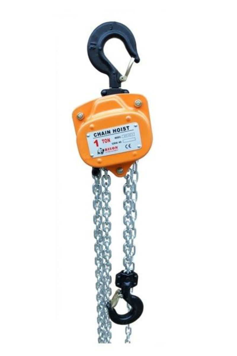 Bison Hand Chain Hoist - Premium Galvanized Chain